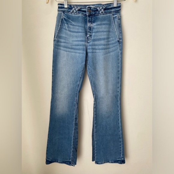 KanCan Jeans Women’s 25 Light Blue Flare Jeans - Picture 1 of 8